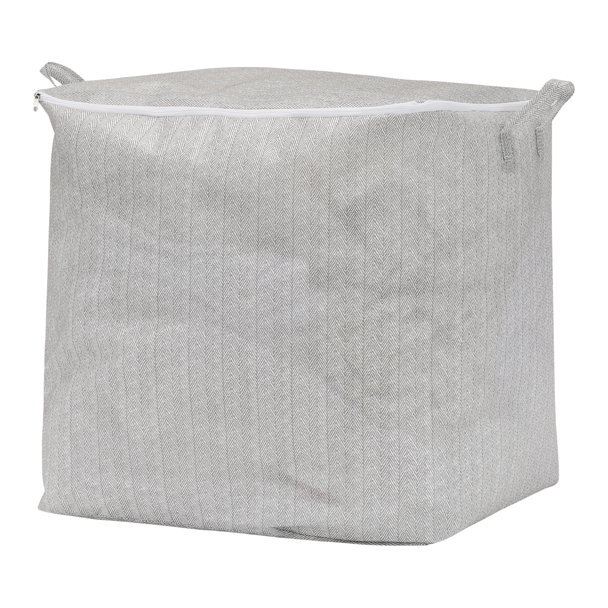 Unique Bargains 1 Pack Clothes Storage Bags Moving Bags Gray 22*17.5*22in
