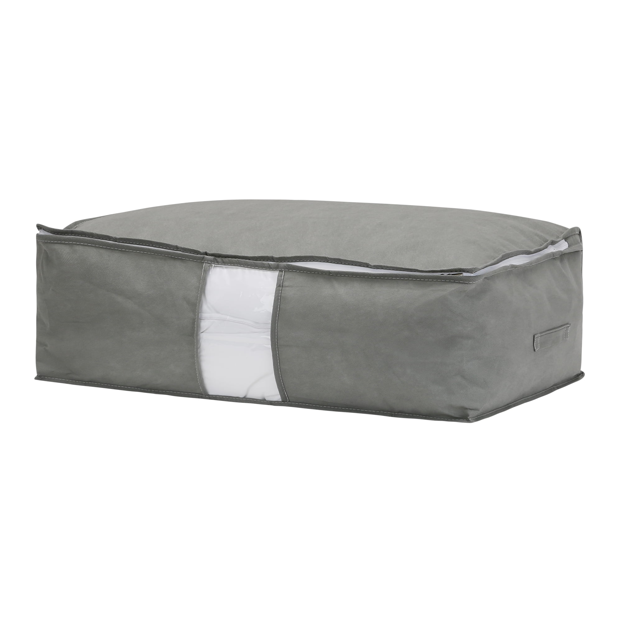 Unique Bargains 1 Pack Clothes Storage Bags Moving Bags Gray 25*17*8in