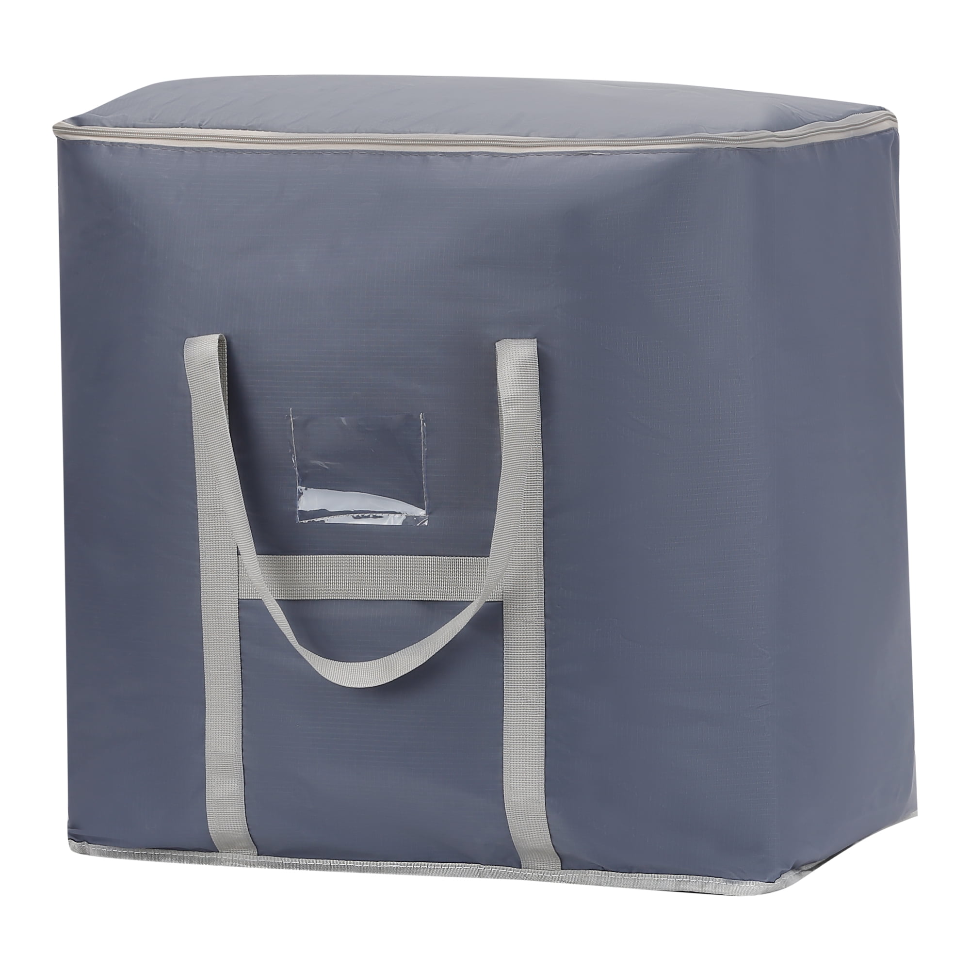 Unique Bargains 1 Pack Clothes Storage Bags Moving Bags Gray 47*22*22in