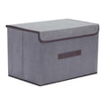 thumbnail image 1 of Unique Bargains 1 Pack Clothes Storage Bags Moving Bags Grey 14.2*9.1*9.4in, 1 of 7