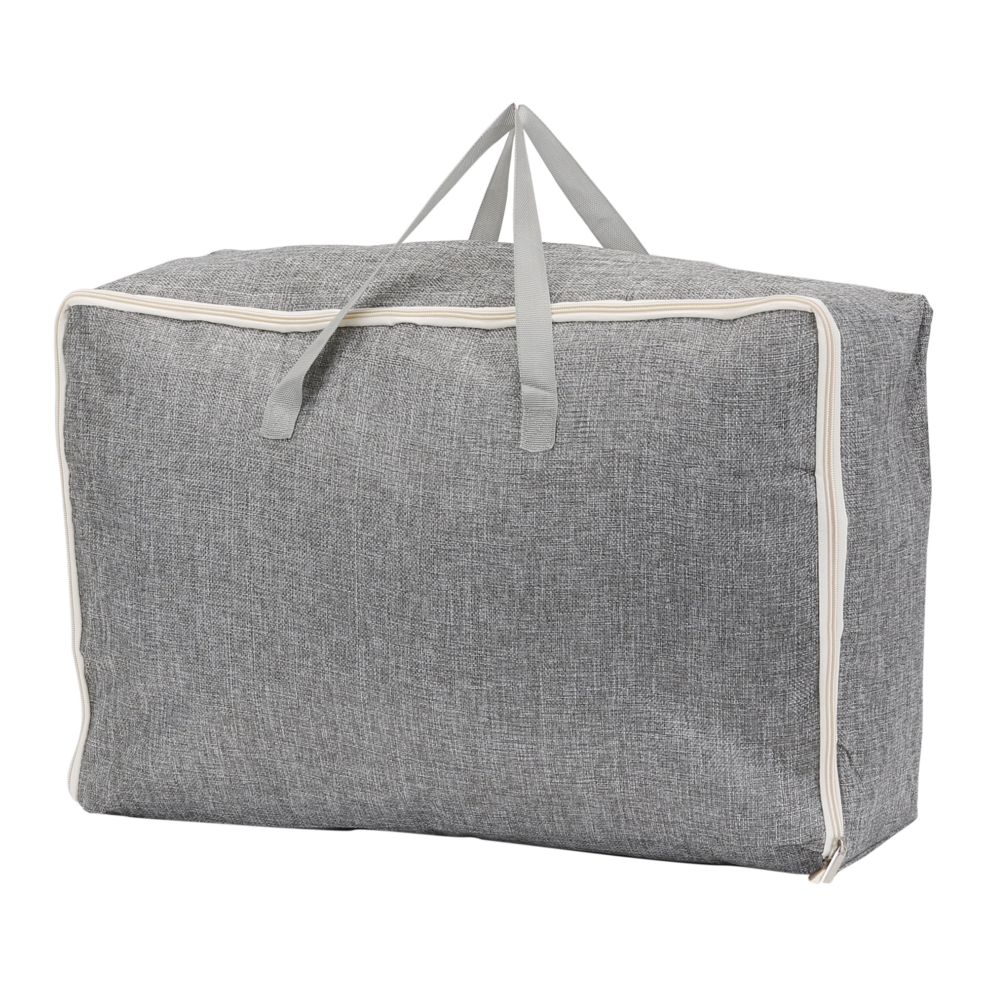 Unique Bargains 1 Pack Clothes Storage Bags Moving Bags Grey 21.5*8*14in