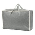 thumbnail image 1 of Unique Bargains 1 Pack Clothes Storage Bags Moving Bags Grey 21.5*8*14in, 1 of 7