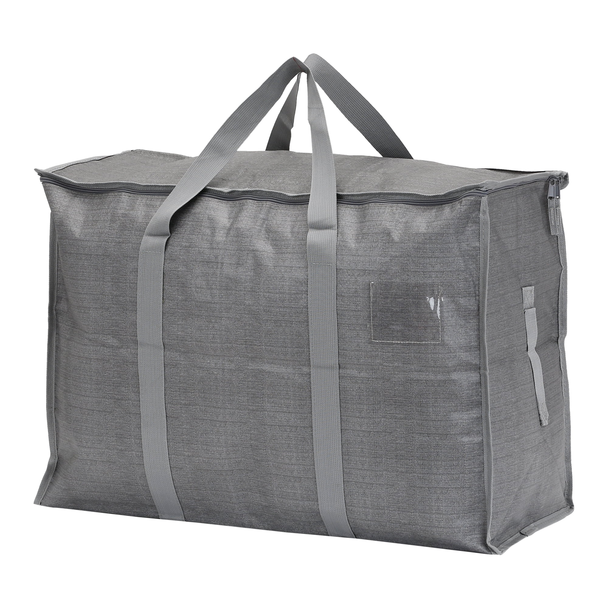 Unique Bargains 1 Pack Clothes Storage Bags Moving Bags Grey 27*10.5*17.5in