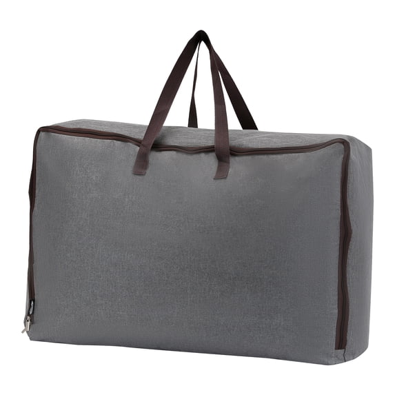 Unique Bargains 1 Pack Clothes Storage Bags Moving Bags Light Gray 24*16*10in