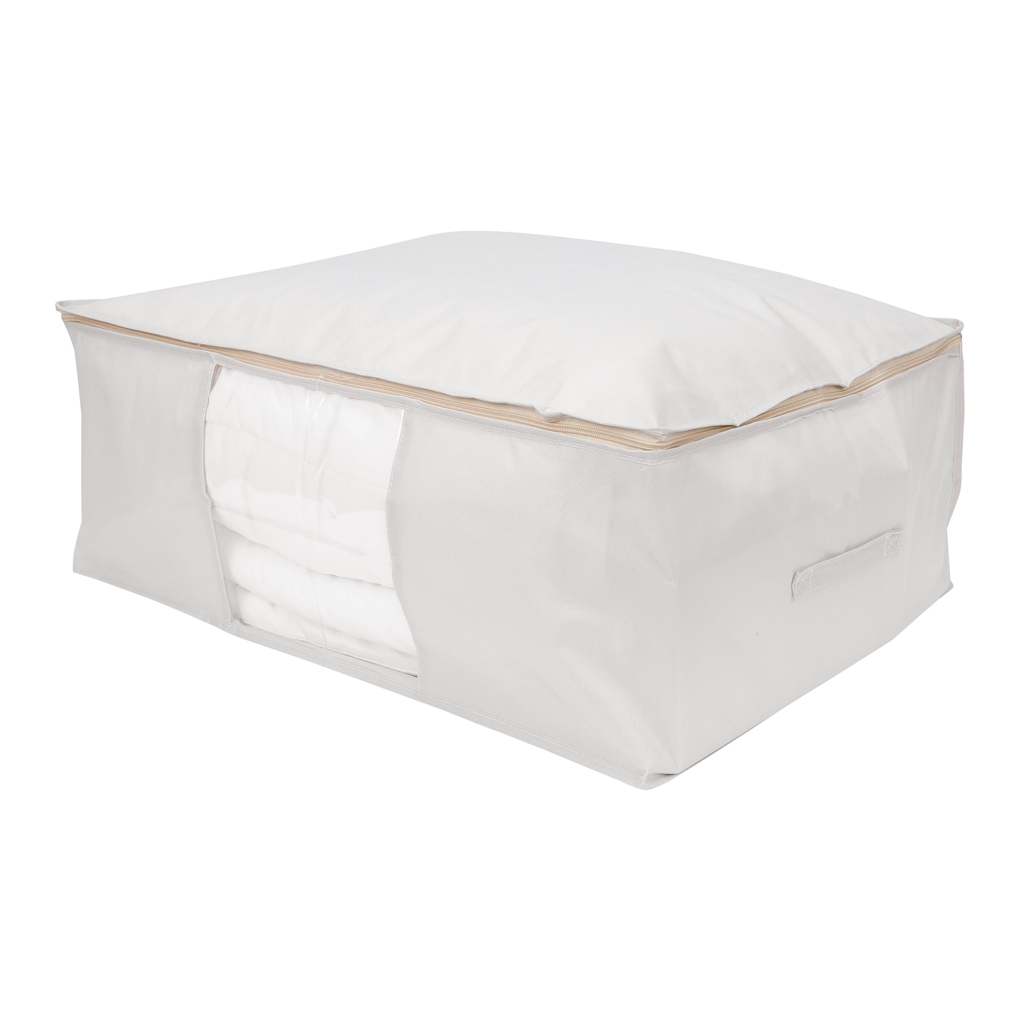 Unique Bargains 1 Pack Clothes Storage Bags Moving Bags Light Grey 27*19*11.5in