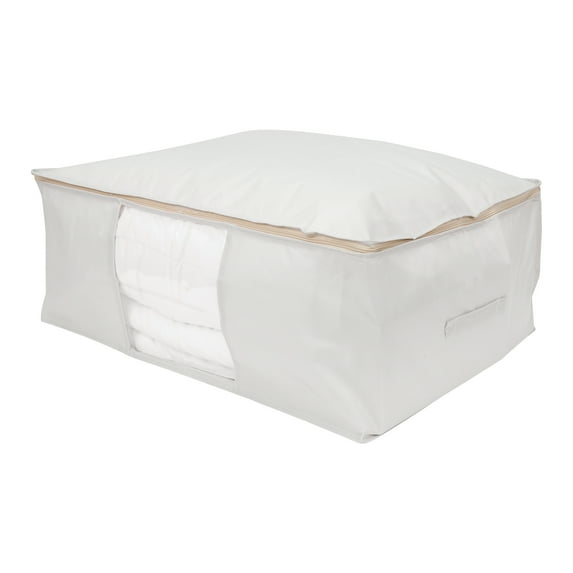 Unique Bargains 1 Pack Clothes Storage Bags Moving Bags Light Grey 27*19*11.5in