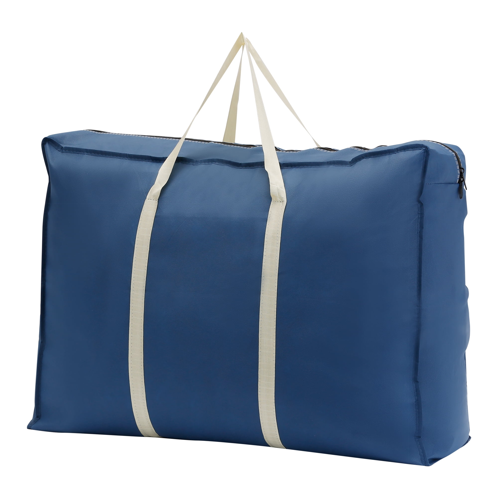 Unique Bargains 1 Pack Clothes Storage Bags Moving Bags Navy Blue 27*20*10in