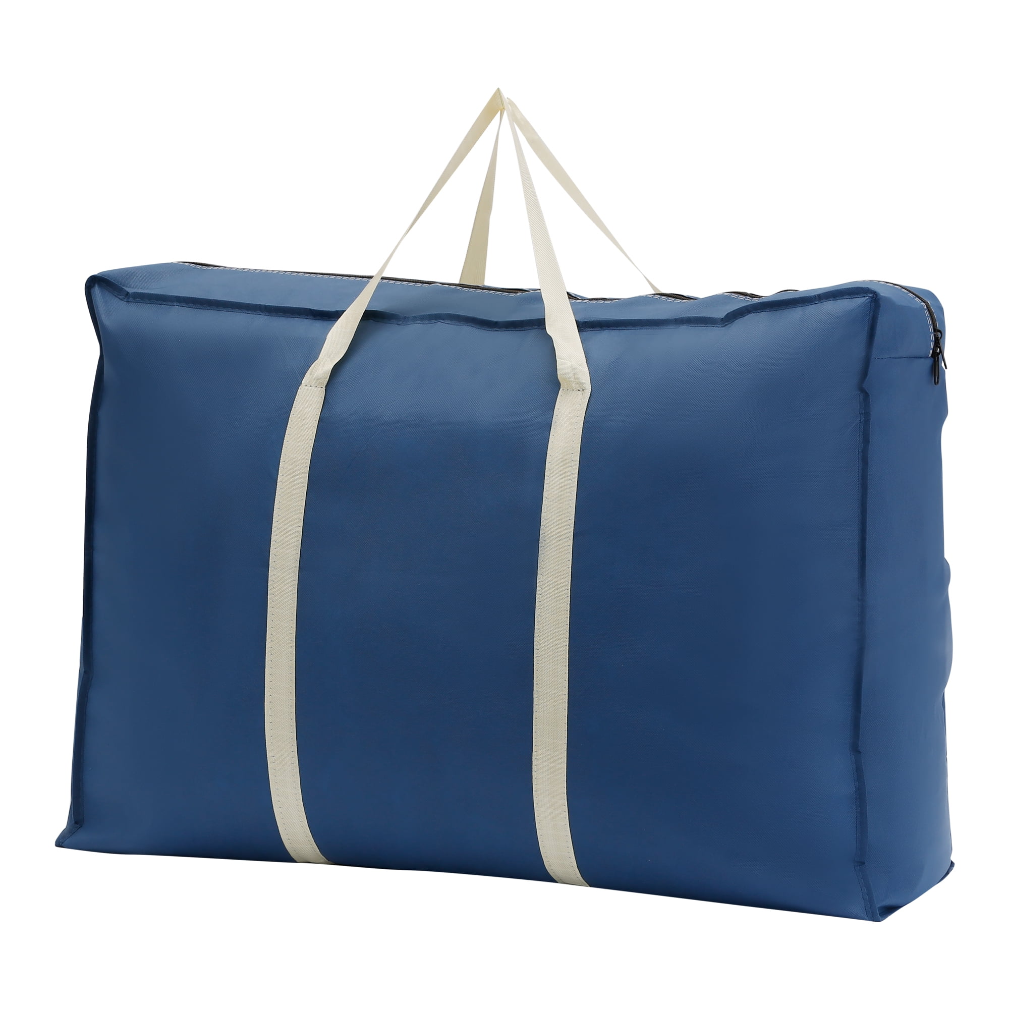 Unique Bargains 1 Pack Clothes Storage Bags Moving Bags Navy Blue 31*22*10in