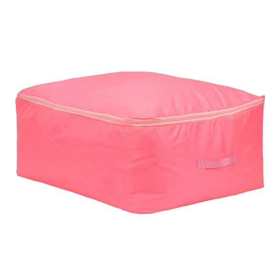 Unique Bargains 1 Pack Clothes Storage Bags Moving Bags Pink 21.5*14*8in
