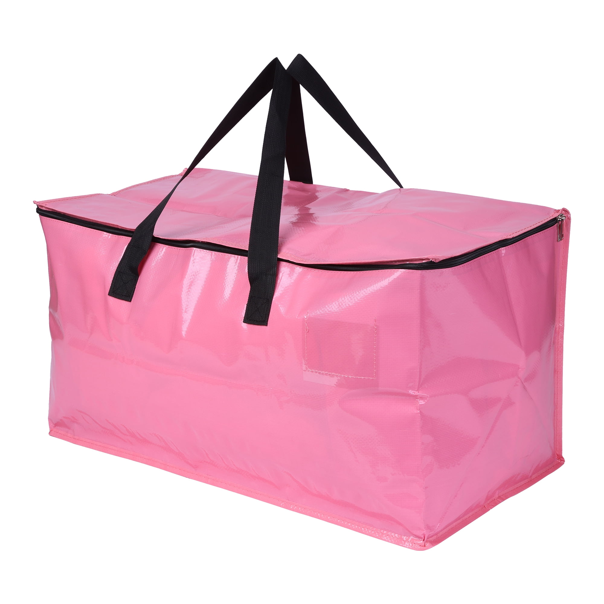Unique Bargains 1 Pack Clothes Storage Bags Moving Bags Pink 27*14*14in