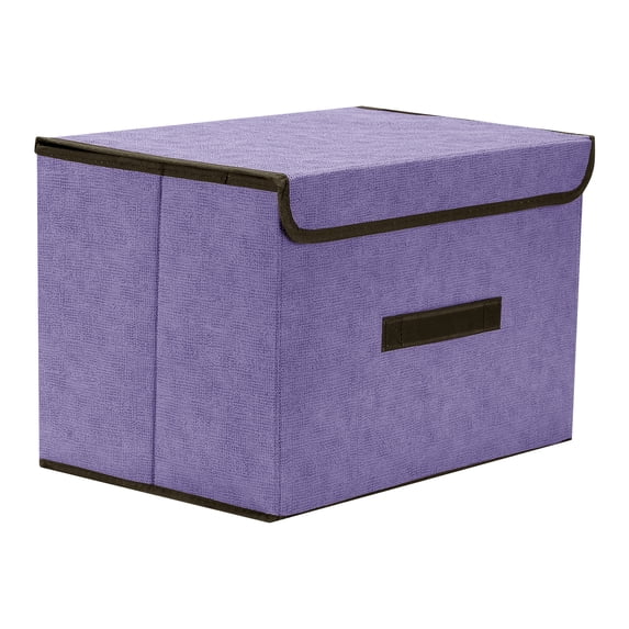 Unique Bargains 1 Pack Clothes Storage Bags Moving Bags Purple 14.2*9.1*9.4in