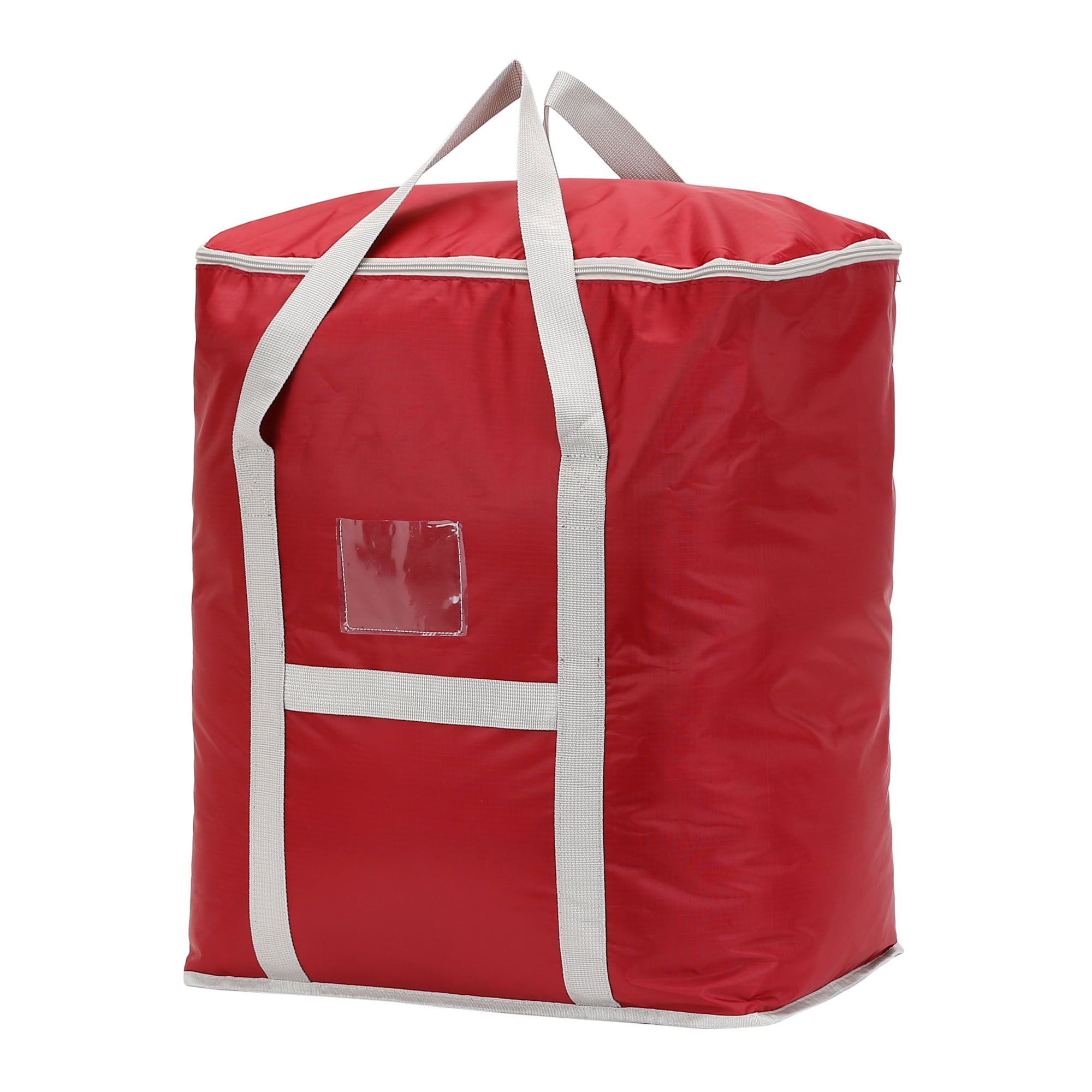 Unique Bargains 1 Pack Clothes Storage Bags Moving Bags Red 20*16*20in