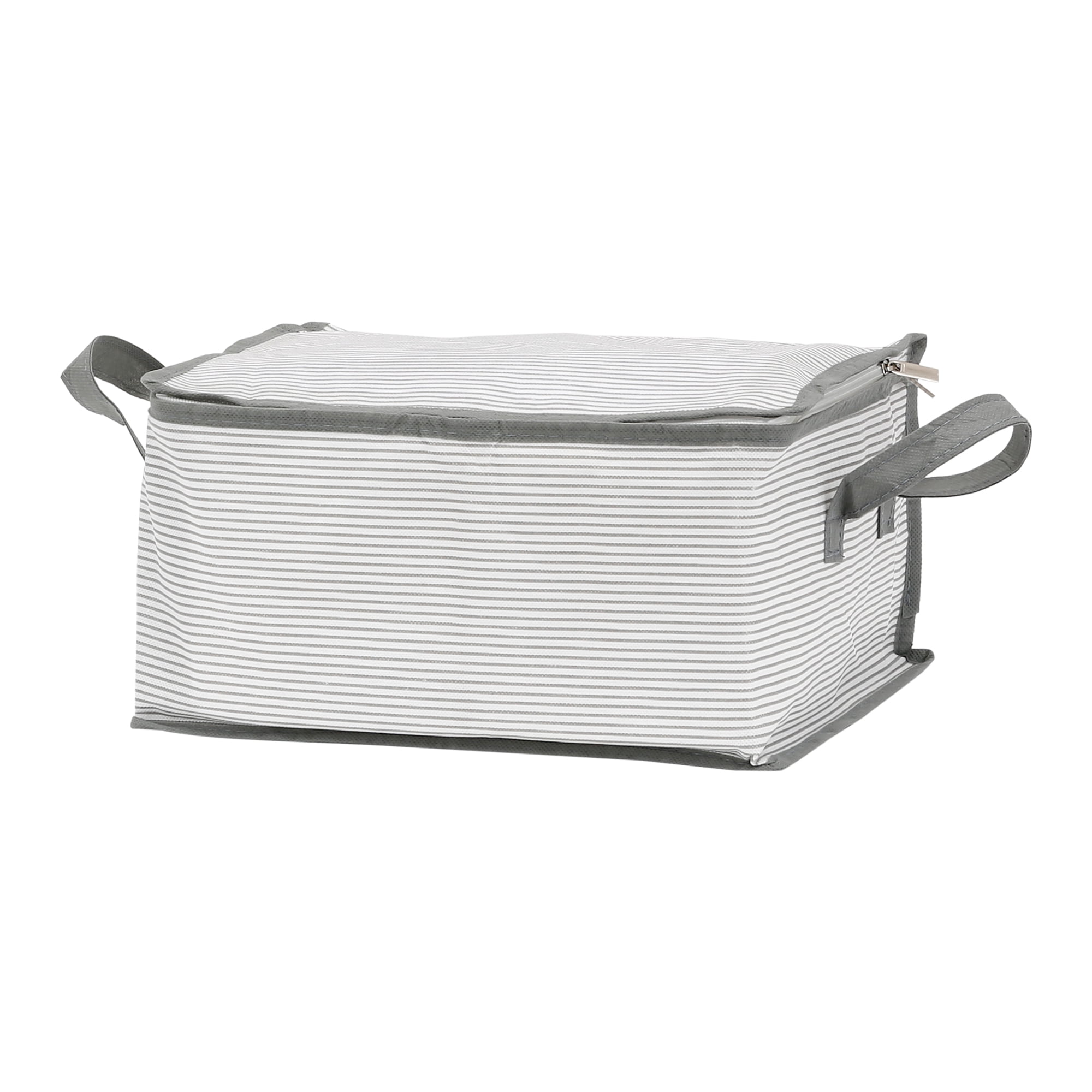 Unique Bargains 1 Pack Clothes Storage Bags Moving Bags Stripe 14*10*8in