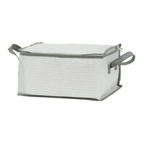 Unique Bargains 1 Pack Clothes Storage Bags Moving Bags Stripe 14*10*8in