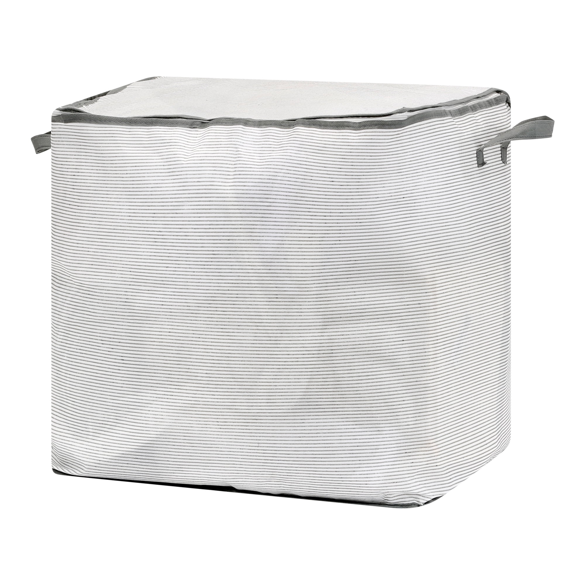 Unique Bargains 1 Pack Clothes Storage Bags Moving Bags Stripe 22*17.5*22in