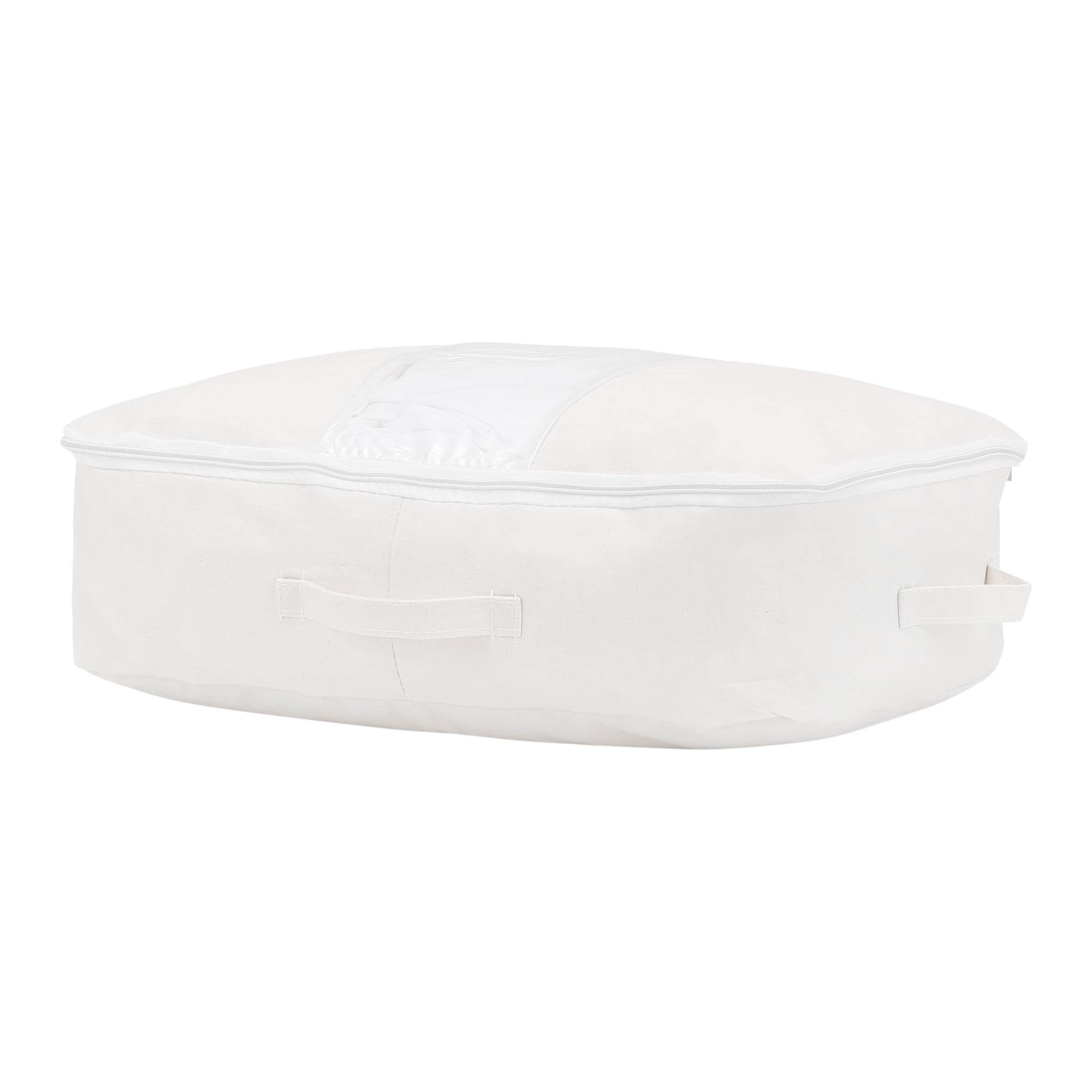 Unique Bargains 1 Pack Clothes Storage Bags Moving Bags White 20*16*6in