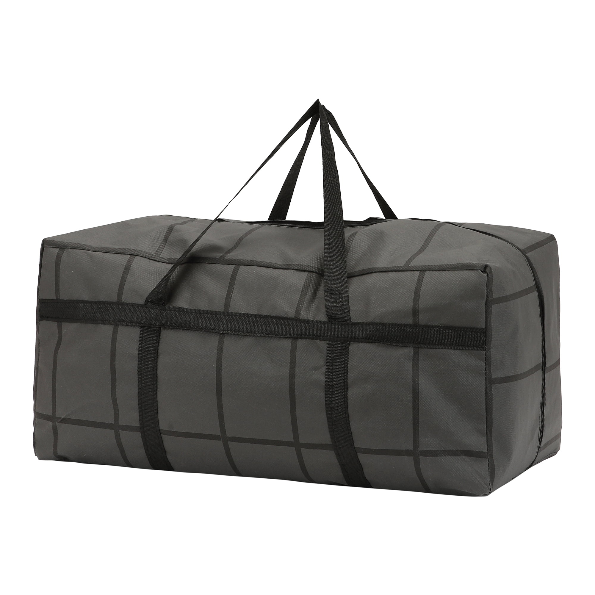 Unique Bargains 1 Pack Clothes Storage Foldable Storage Bags Black 29.5*14*13in