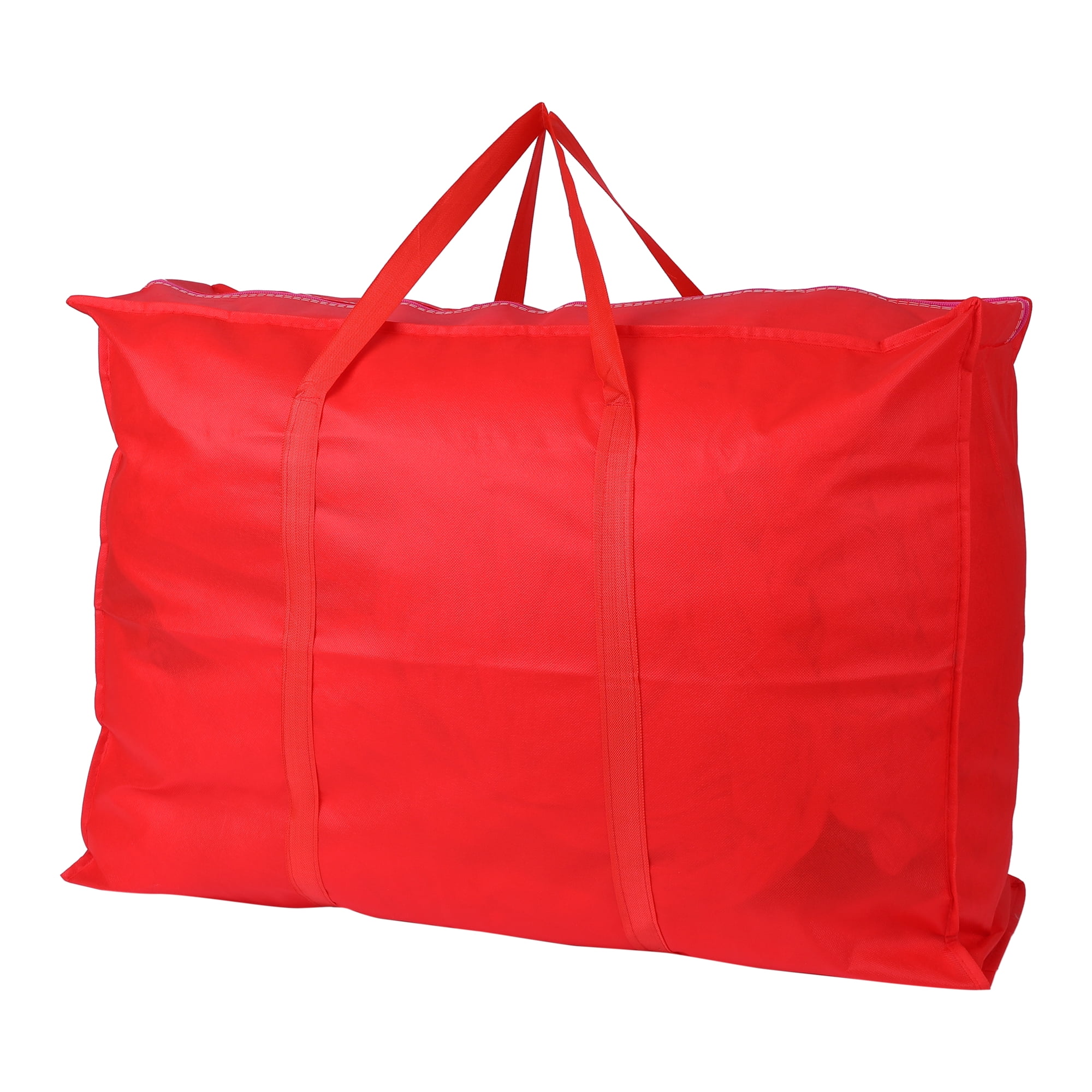 Unique Bargains 1 Pack Clothes Storage Foldable Storage Bags Red 31*22*10in
