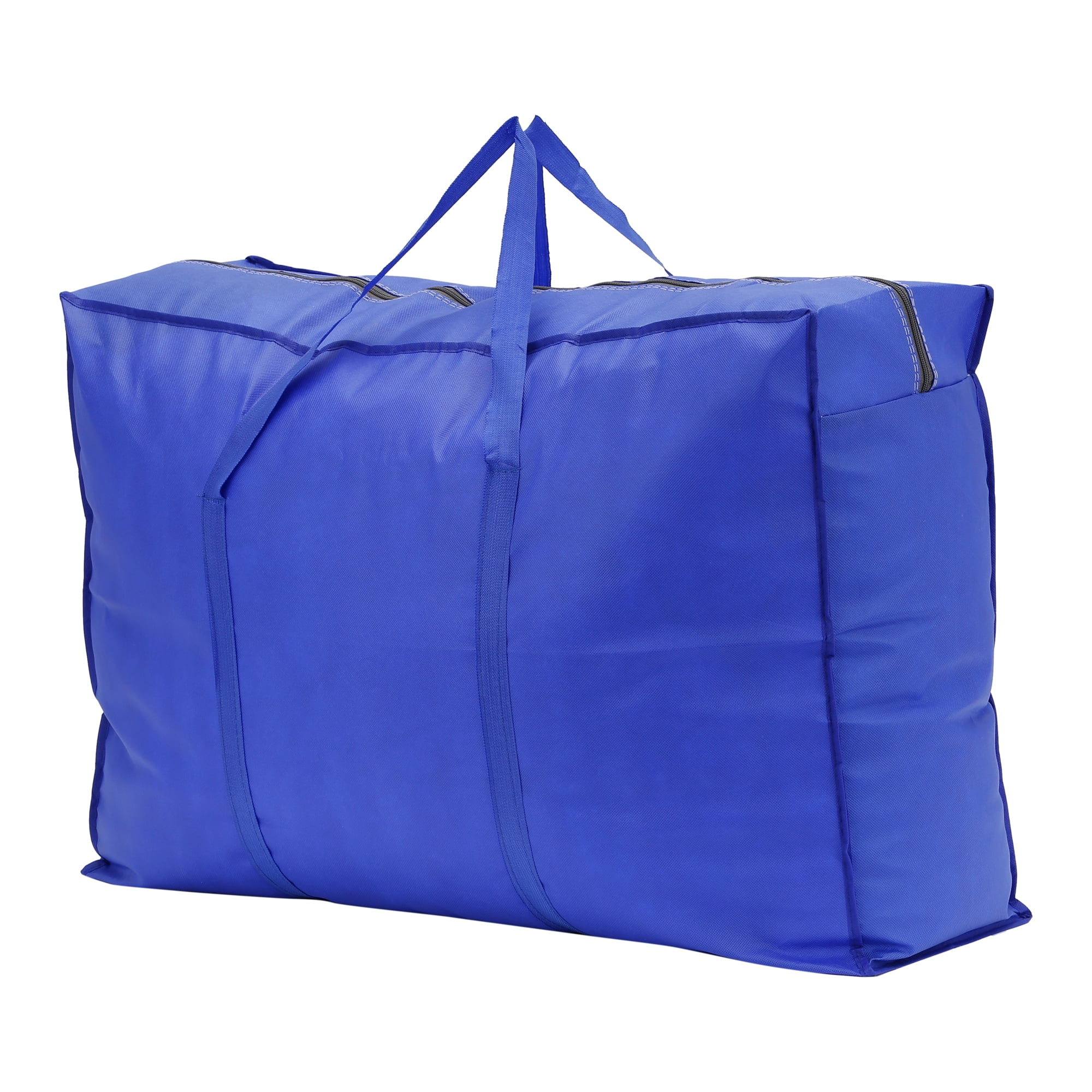 Unique Bargains 1 Pack Clothes Storage Foldable Storage Bags Royal Blue 31*22*10in