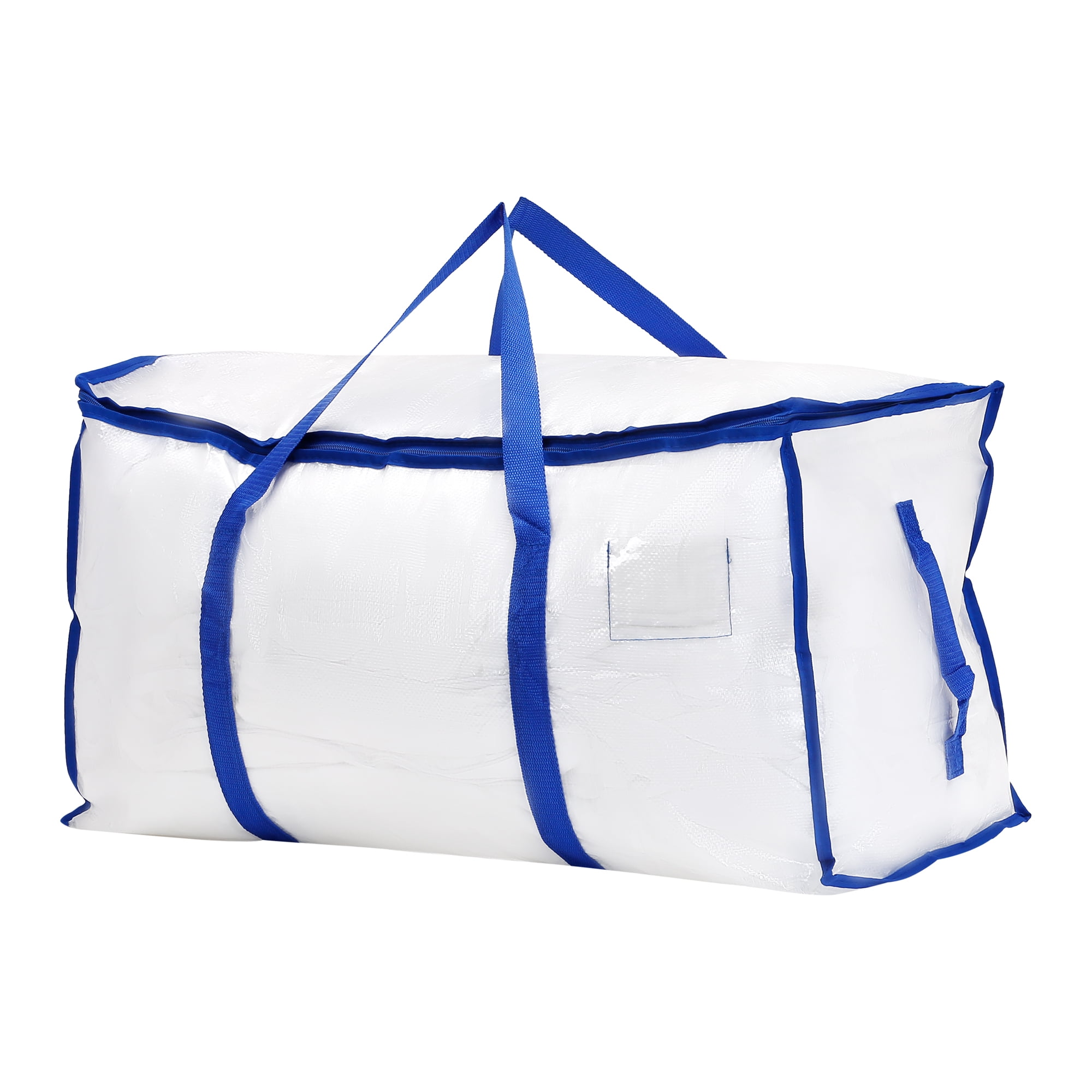 Unique Bargains 1 Pack Clothes Storage Foldable Storage Bags for Closet Organizers Blue