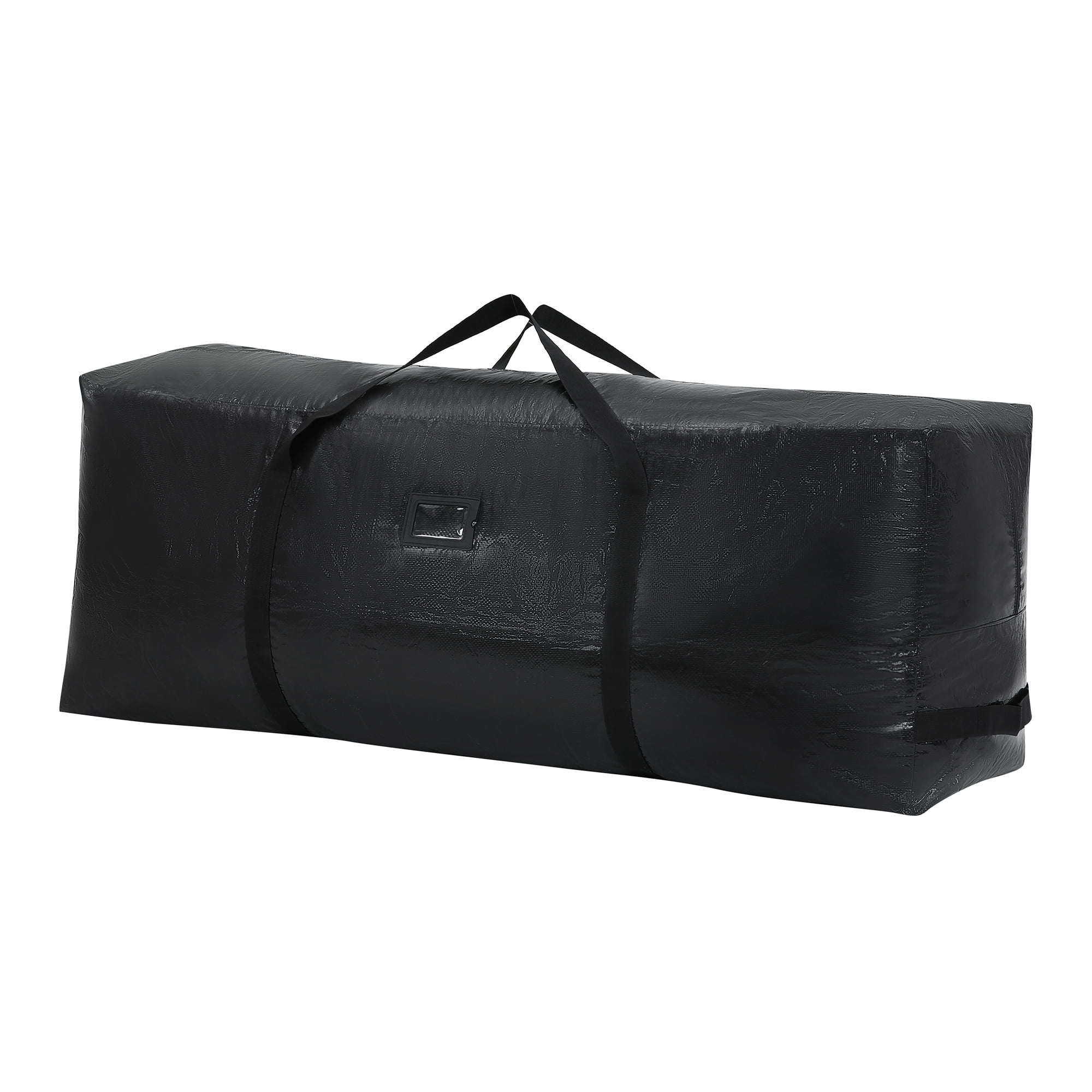 Unique Bargains 1 Pack Foldable Large Storage Bags with Handles Black 50*16*20in