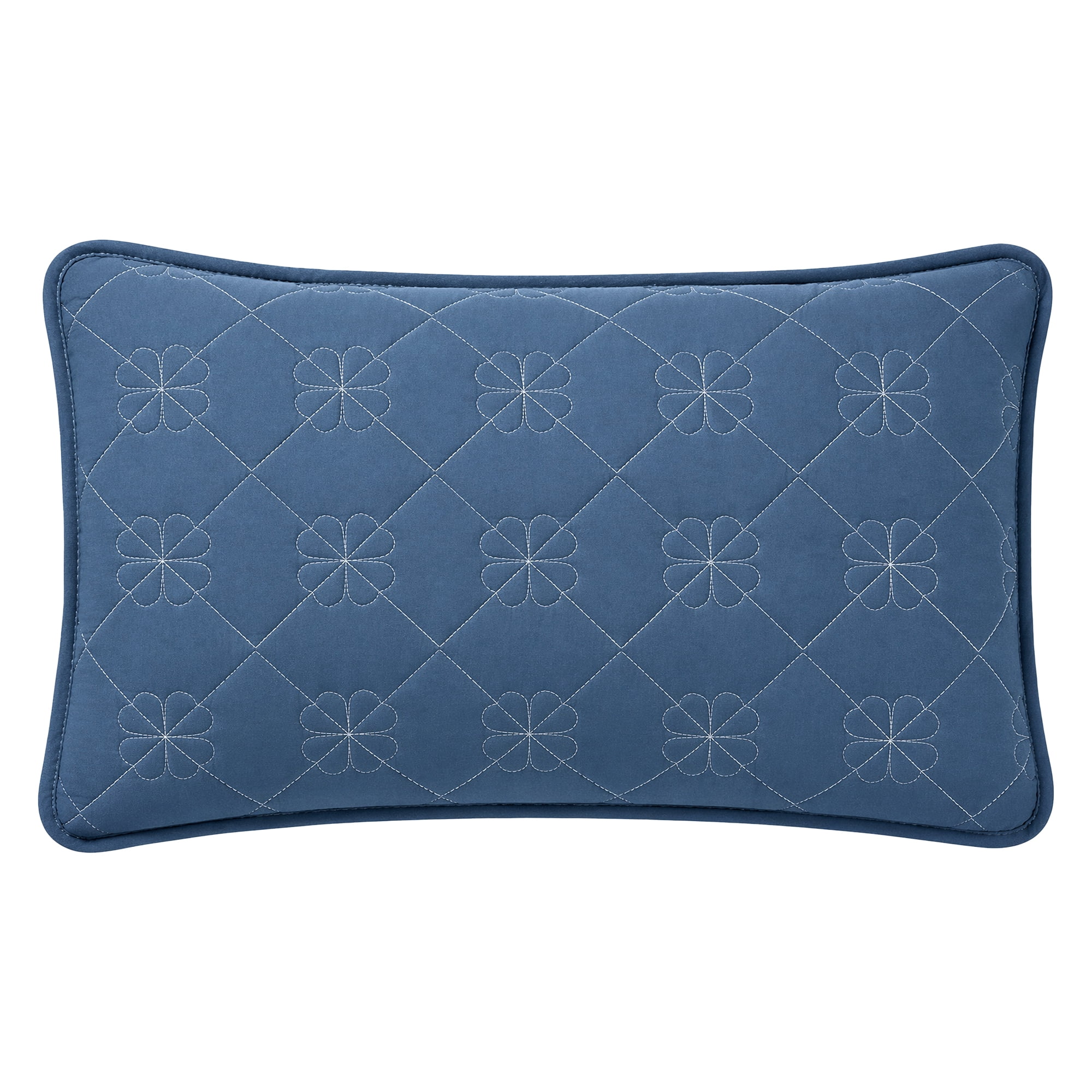 Unique Bargains 1 Pack Polyester Comfortable Quilted Pillow Protector for Home Blue