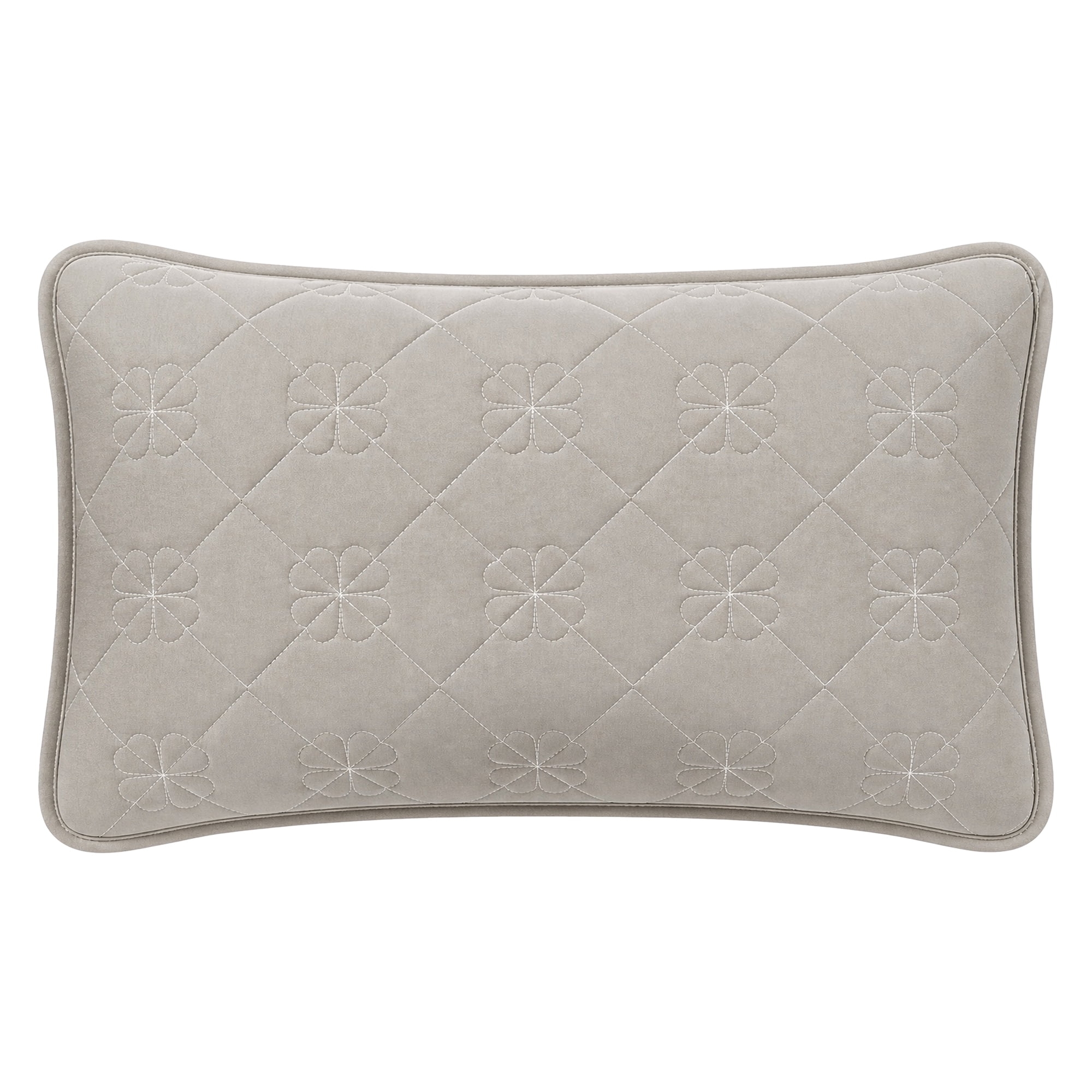 Unique Bargains 1 Pack Polyester Comfortable Quilted Pillow Protector for Home Light Gray