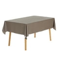 thumbnail image 1 of Unique Bargains 1 Pack Oil-Proof Water Resistance Table Cover Brown 55" x 87", 1 of 5