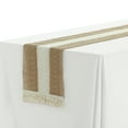 thumbnail image 1 of Unique Bargains 1 Pack Row of Fringe Table Runners Floral Table Banner Brown 12"x87", 1 of 5
