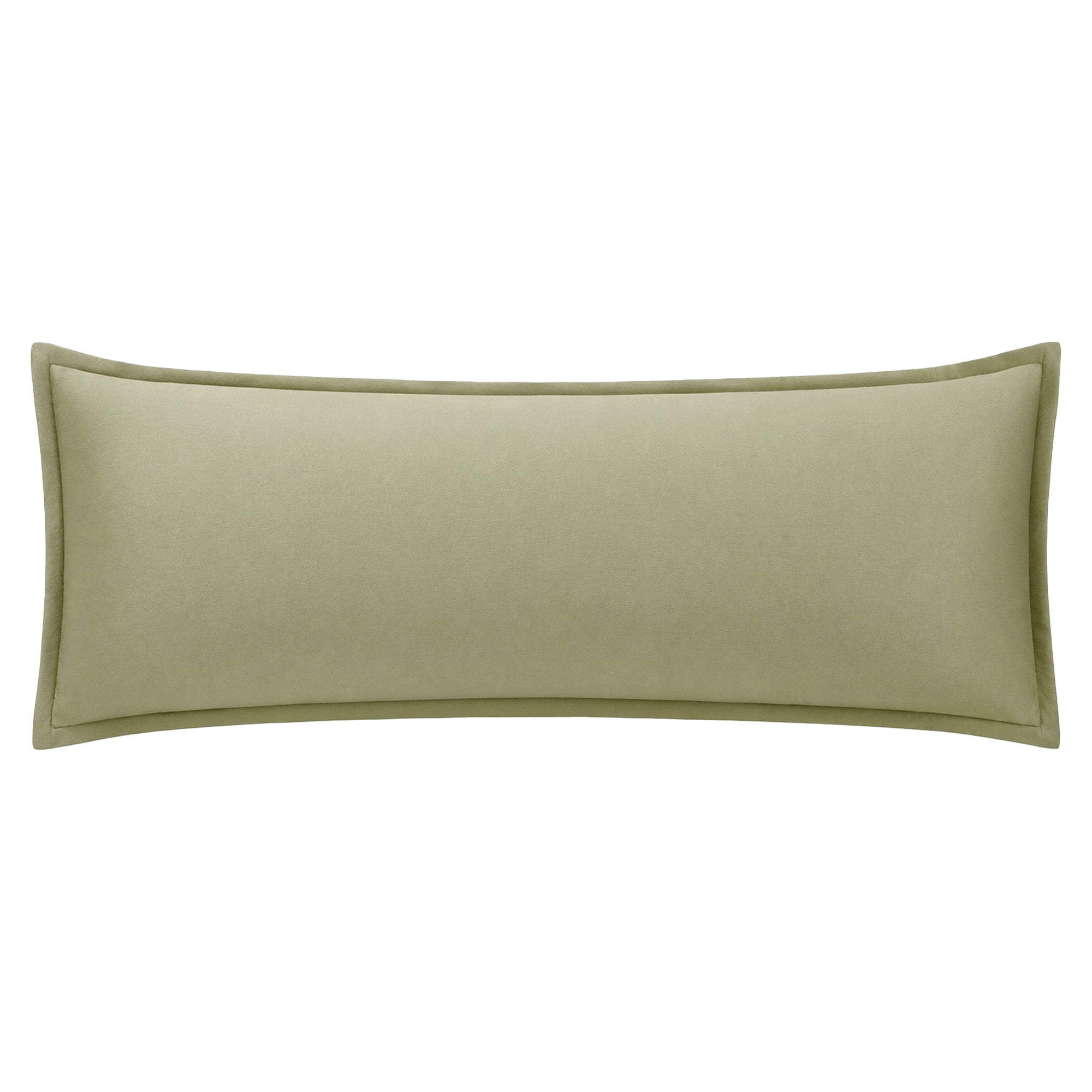 Unique Bargains 1 Pack Soft Cooling Cotton Pillow Covers Wrinkle Resistant Bean green