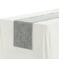 thumbnail image 1 of Unique Bargains 1 Pack Solid Color Table Runner Long Linen Table Banner Grey 12"x83", 1 of 5
