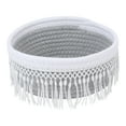 thumbnail image 1 of Unique Bargains 1 Pack Woven Storage Basket for Entryway Desk Gray 8.1*3.7in, 1 of 5