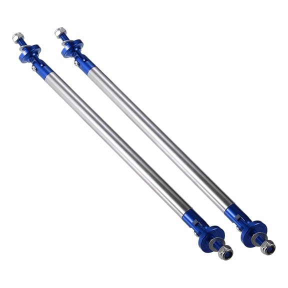 Unique Bargains 1 Pair 6.8"-7.5" 170mm Adjustable Aluminum Alloy Front Bumper Lip Splitter Diffuser Strut Rod Blue
