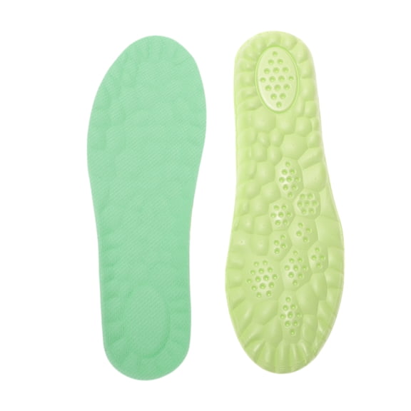 Unique Bargains 1 Pair 6D Height Increase 0.59" Shoe Inserts Fit Shoe Size 39/40 Green