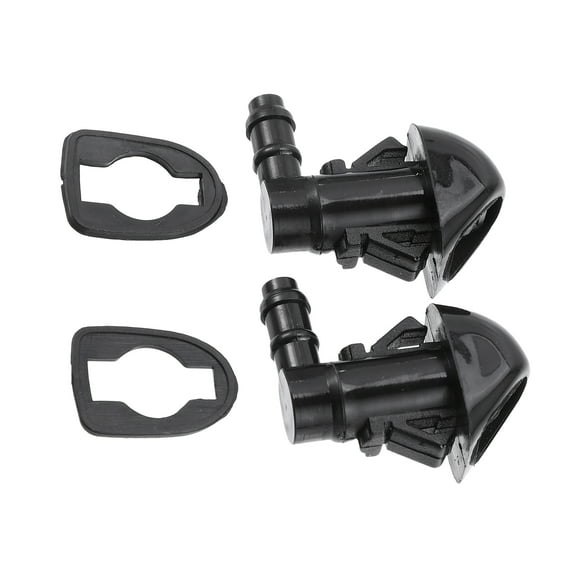 Unique Bargains 1 Pair 76810-SZA-A01 76810-SZA-A01ZA Front Windshield Washer Nozzle for Honda Pilot 2009-2015 Black