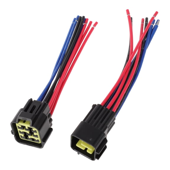 Unique Bargains 1 Pair 9 Pins 16AWG Wire Connector Adapter Pigtail 3.94inch Long Waterproof Electrical Car Auto Wire Connector