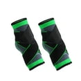 thumbnail image 1 of Unique Bargains 1 Pair Adjustable Ankle Brace Achilles Tendon Wrap Support Ankle Compression Sleeve Socks Green M Size, 1 of 6