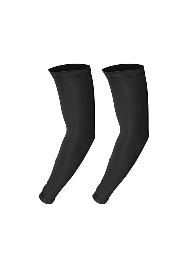 1 Pair Arm Shapers Arm Slimming Sleeves Fat Burning Light Weight Black Polyester