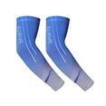 thumbnail image 1 of Unique Bargains 1 Pair Breathable Arm Sleeves for Outdoor Arm Cover Gray Blue, 1 of 5