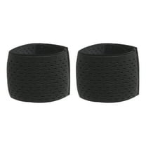 Unique Bargains 1 Pair Breathable Wristbands Comfortable Wristbands for Sport Black