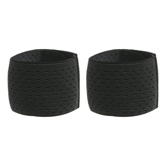 Unique Bargains 1 Pair Breathable Wristbands Comfortable Wristbands for Sport Black