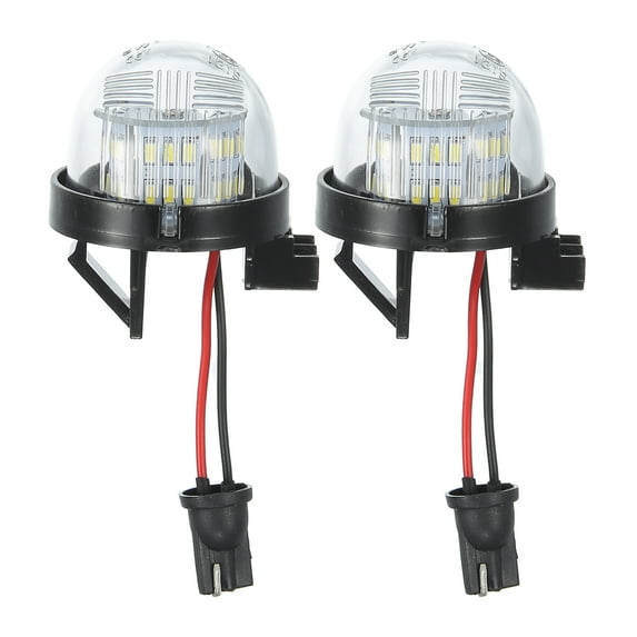 Unique Bargains 1 Pair Car 6500K White 3528SMD LED License Plate Light 35910-75F22 35910-75F21 for Suzuki XL-7 2002-2006