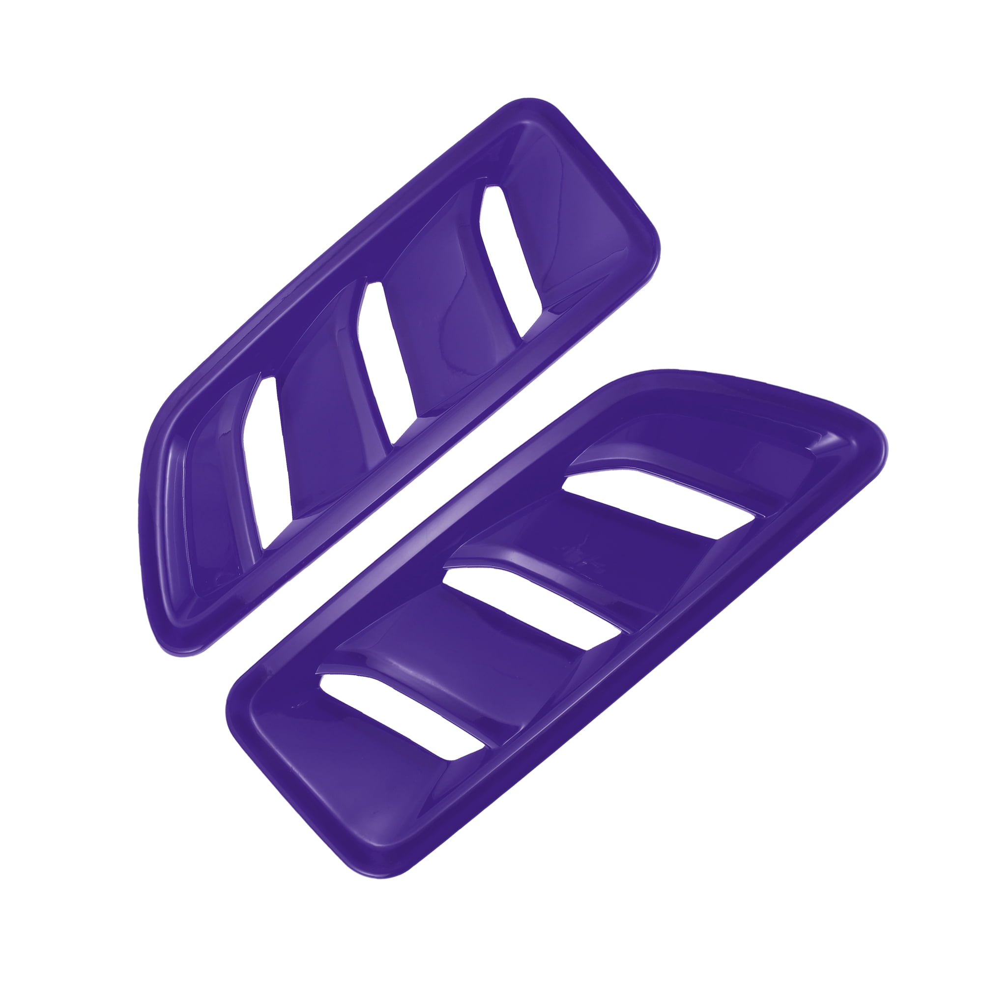 Unique Bargains 1 Pair Car Front Hood Air Outlet Vent Cover Trim for Jeep Wrangler JL JLU Gladiator 2018-2024 Hood Engine Bonnet Air Vent Outlet Cover Bezels ABS Purple