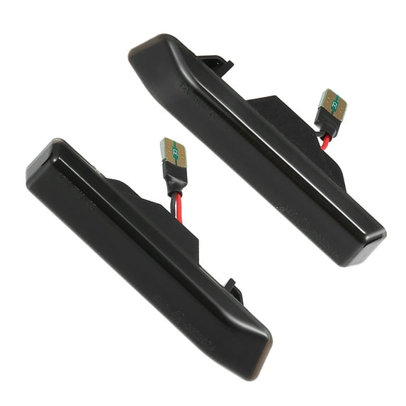 Unique Bargains 1 Pair Car LED Side Marker Light 63138372241 Sequential Flowing for BMW 318i ABS PC Yellow Light