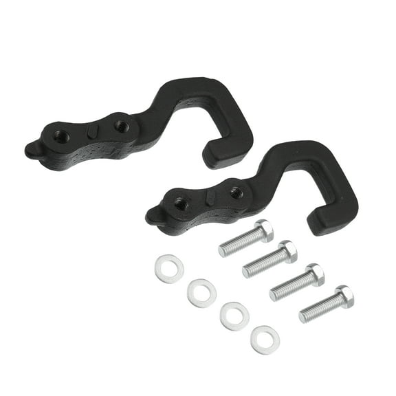 Unique Bargains 1 Pair Car Rear Bumper Tow Hook Black Replacement for Jeep Gladiator JT 2018-2021