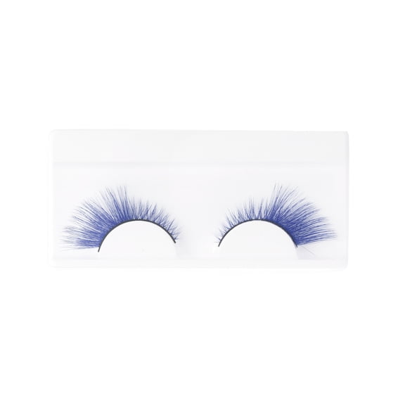 Unique Bargains 1 Pair Cat's Eye False Eyelashes for Makeup Blue