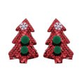 thumbnail image 1 of Unique Bargains 1 Pair Christmas Tree Hair Clips Hairdo Clip for Christmas 2.17"x1.18"x3.15" Red, 1 of 6