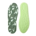 thumbnail image 1 of Unique Bargains 1 Pair Cloud Shoe Inserts Fit Shoe Size 37/38 Camouflage Gray Green, 1 of 6