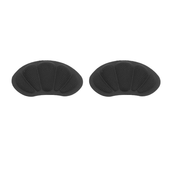 Unique Bargains 1 Pair Comfortable Shoes Heel Pads for Prevent Rubbing One Size Black