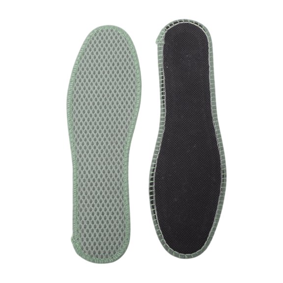 Unique Bargains 1 Pair Deodorant Shoe Inserts Fit Shoe Size 37 Green